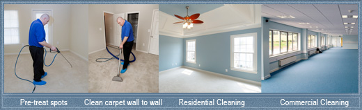 commercial and residential carpet cleaning